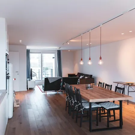 Апартаменты Flat White - Luxe App Aan Zee Met Terras & Parking