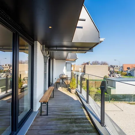 Апартаменты Flat White - Luxe App Aan Zee Met Terras & Parking *