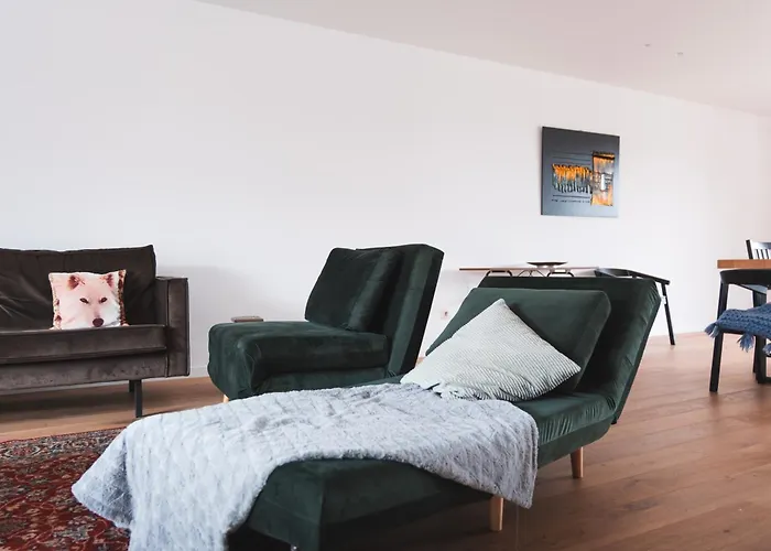 Appartement Flat White - Luxe App Aan Zee Met Terras&parking De Haan